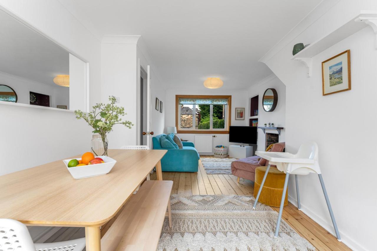 Cozy With Character Cheerful Home With Garden At Leith Links Park Edinburg Exteriör bild
